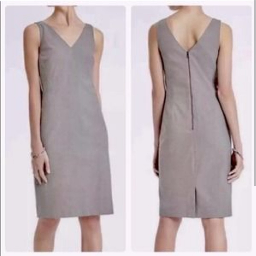 Banana Republic Gray Sheath Dress